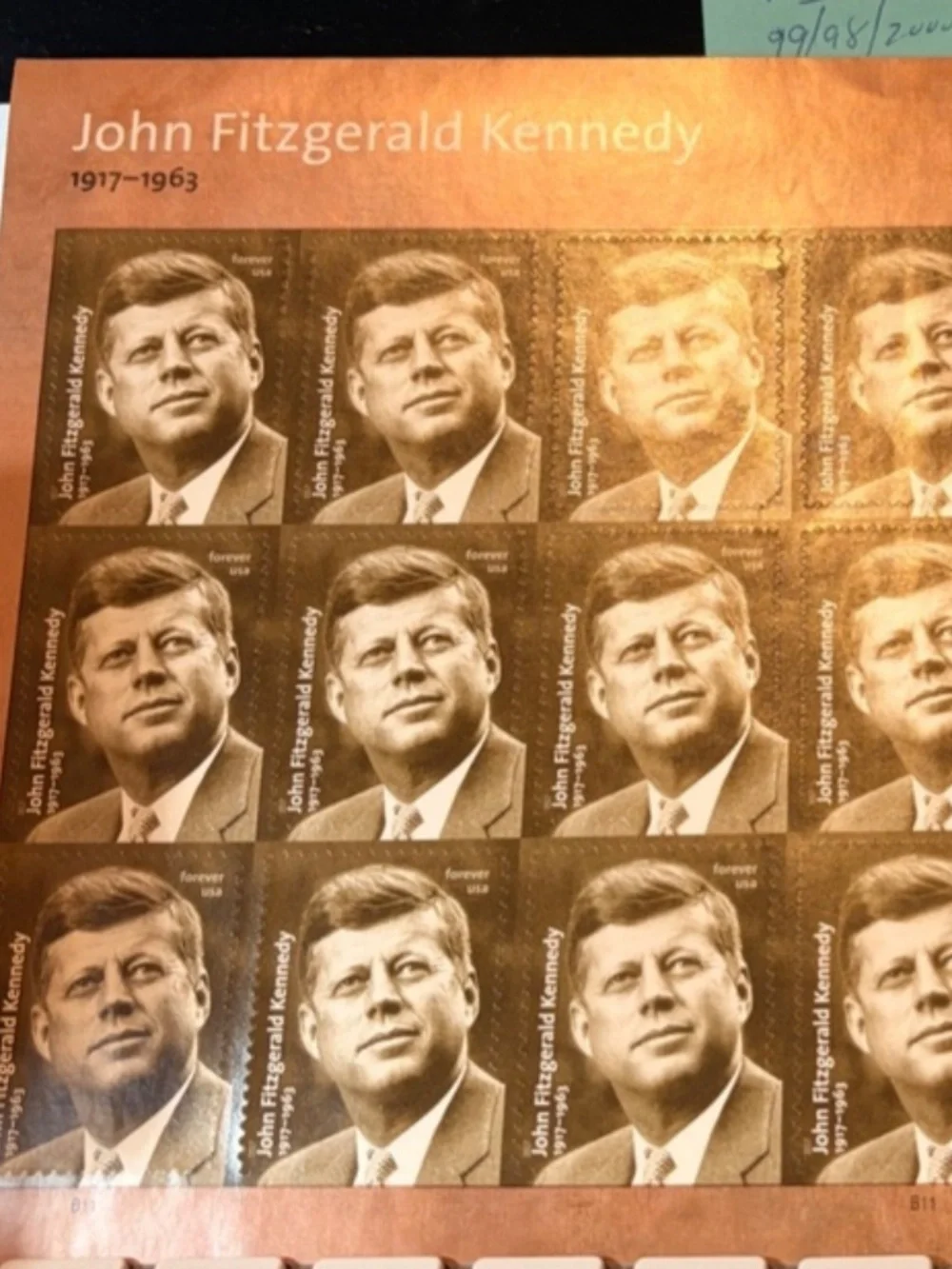 2017 President John Kennedy Pane of 12 Scott# 5175 (MNH) #206438917531